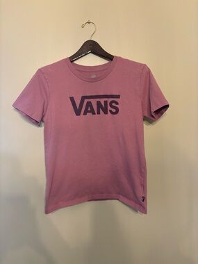 Vans Pink Logo Tee